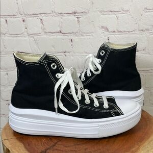 Chuck Taylor All Star Move Platform Hi in Black